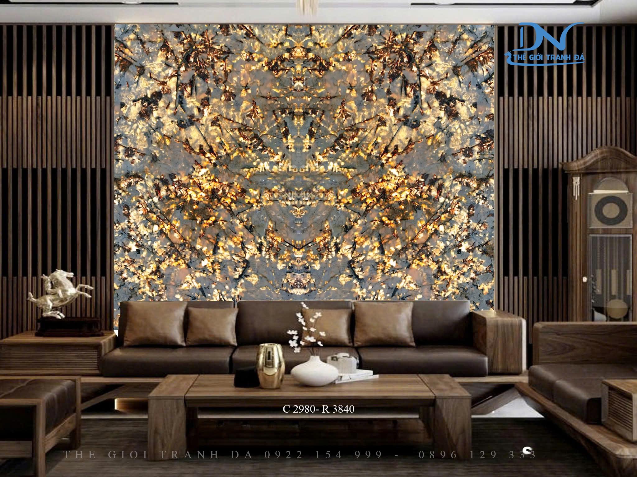 Ốp vách phòng khách