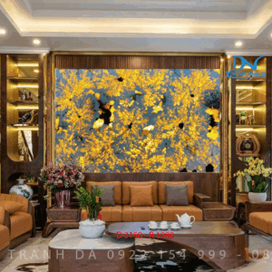 Tranh Đá Xuyên Sáng Alpinus | Ghép đơn tấm nằm ngang