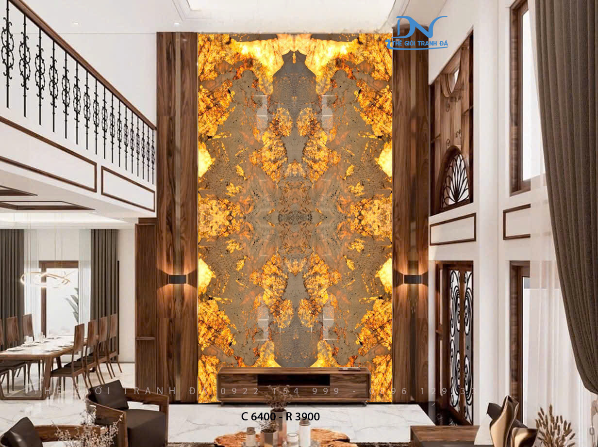 Tranh Đá Xuyên Sáng Alpinus – Thông tầng 4 tấm