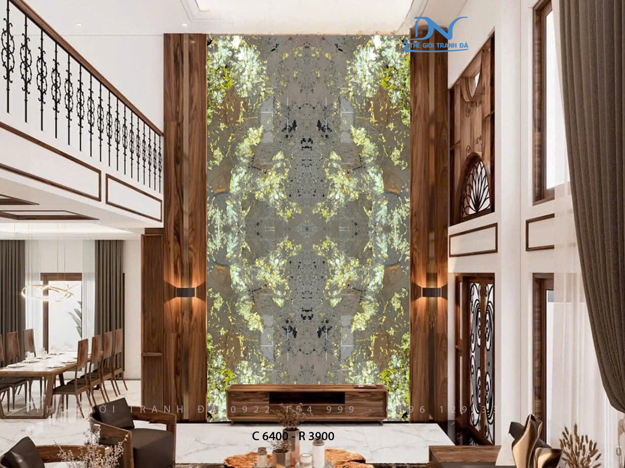 Tranh Đá Xuyên Sáng Alpinus – Thông tầng 4 tấm