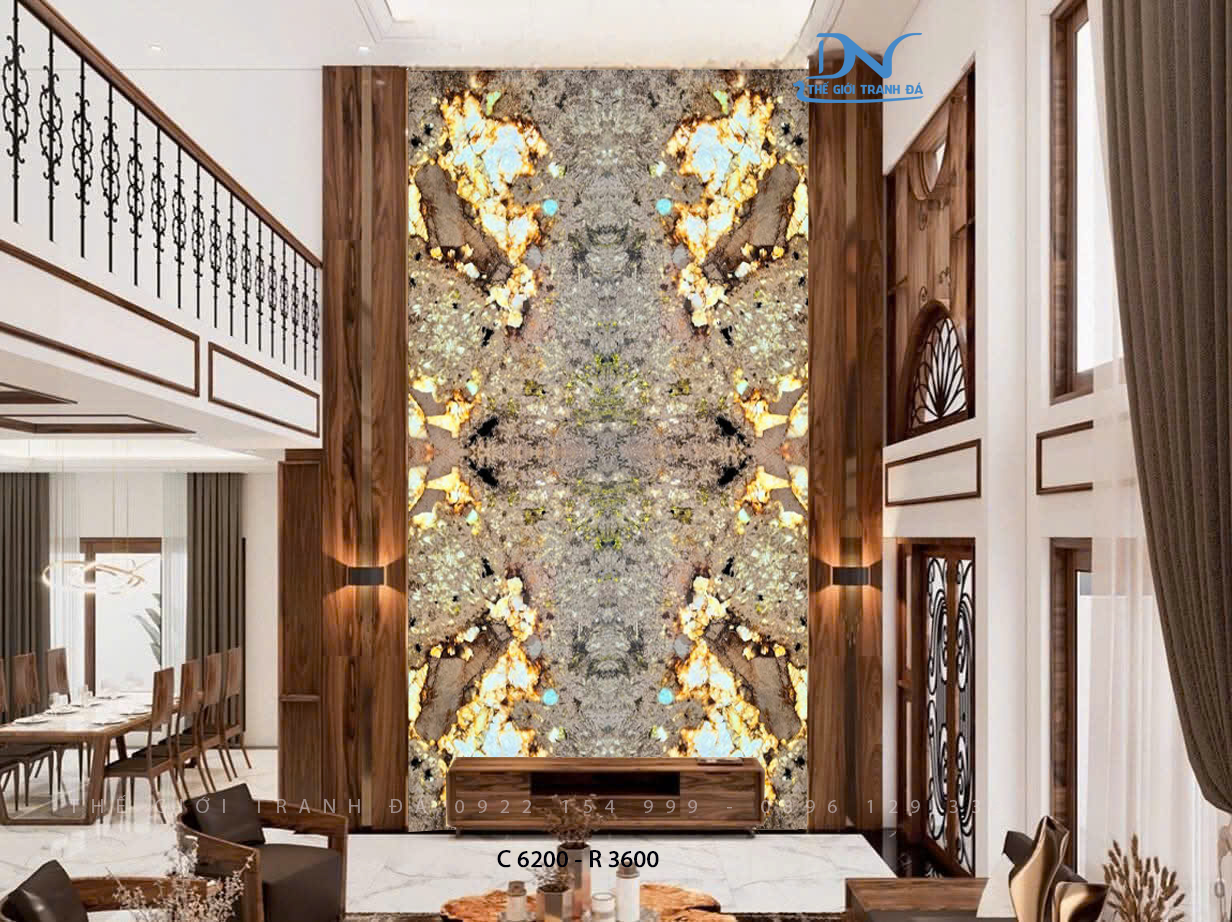 Tranh Đá Xuyên Sáng Alpinus – Thông tầng 4 tấm