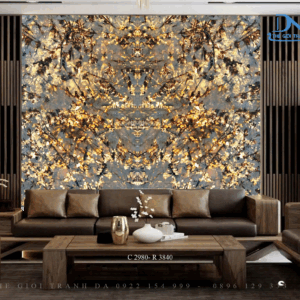 Tranh đá xuyên sáng – Ghép đối xứng 2 tấm