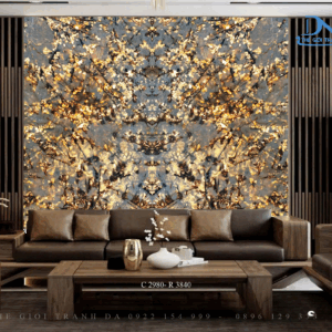 Tranh đá xuyên sáng – Ghép đối xứng 2 tấm