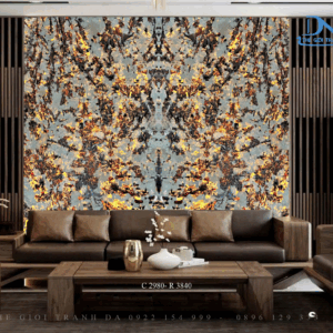 Tranh đá xuyên sáng – Ghép đối xứng 2 tấm