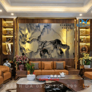 Tranh đá xuyên sáng – Đơn tấm đặt nằm ngang