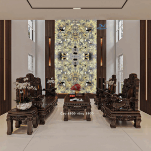 Tranh Đá Xuyên Sáng Alpinus – Thông tầng 4 tấm