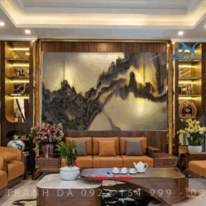 Tranh sơn thủy – Đơn tấm đắt nằm ngang