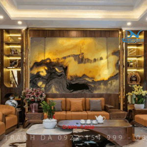 Tranh sơn thủy – Đơn tấm đặt nằm ngang