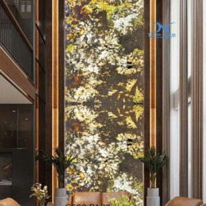 Tranh đá xuyên sáng Apinus - Ghép thông tầng 2 tấm