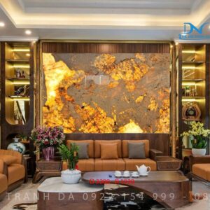 Tranh đá xuyên sáng Apinus - Đơn tấm đặt nằm ngang