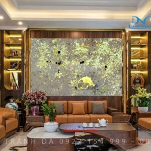 Tranh đá xuyên sáng  - Đơn tấm đặt nằm ngang