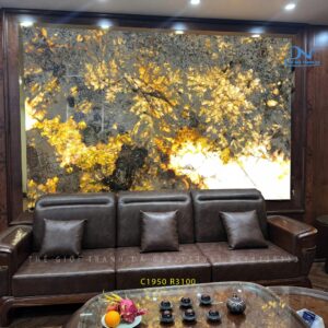 Tranh Đá Xuyên Sáng Alpinus | Ghép đơn tấm nằm ngang