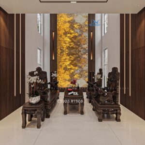 Tranh Đá Xuyên Sáng Alpinus | Ghép 2 Tấm Thông Tầng