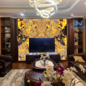 Tranh đá xuyên sáng Apinus – Ghép đối xứng 2 tấm