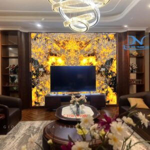 Tranh đá xuyên sáng Apinus – Ghép đối xứng 2 tấm