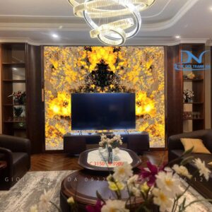 Tranh đá xuyên sáng Apinus – Ghép đối xứng 2 tấm