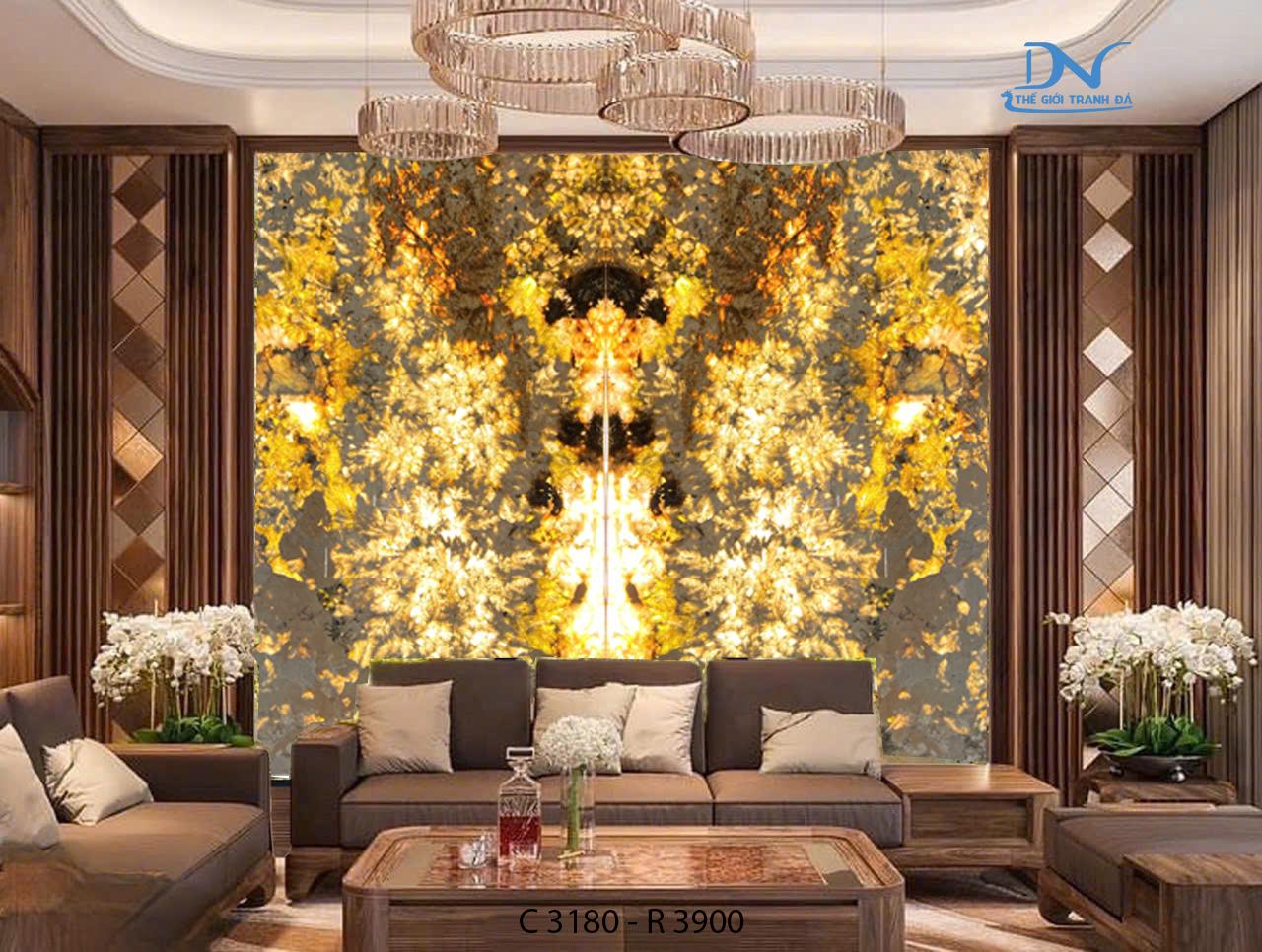 Tranh đá xuyên sáng Apinus – Ghép đối xứng 2 tấm