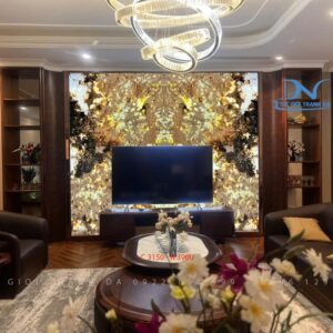 Tranh đá xuyên sáng Apinus – Ghép đối xứng 2 tấm