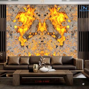 Tranh đá xuyên sáng Apinus – Ghép đối xứng 2 tấm