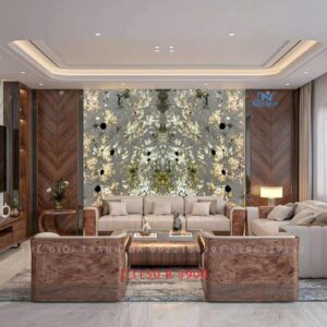 Tranh đá xuyên sáng Apinus – Ghép đối xứng 2 tấm