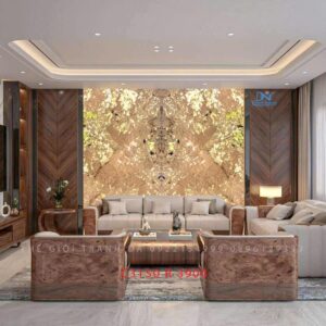 Tranh đá xuyên sáng Apinus – Ghép đối xứng 2 tấm